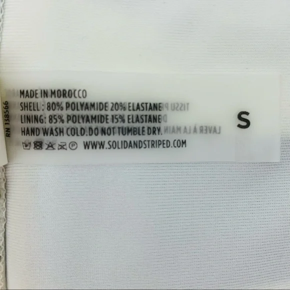 SOLID & STRIPED The Elle Bikini Bottom Olive Green White Stripe Swim Sma… - Picture 12 of 14